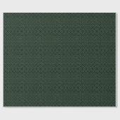 Grünes texturiertes Quadrat Geschenkpapier (Flach)