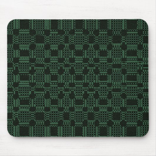 Grünes texturiertes Quadrat Mousepad (Vorne)