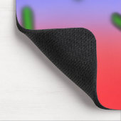 Grünes Thermo Bakterium Mousepad (Ecke)