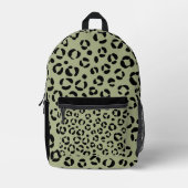 Grünes Tier Bedruckter Rucksack (Vorderseite)