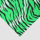 Grünes Tiger-Tierhaut-Musterdesign Seidenpapier (Ausschnitt)
