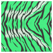Grünes Tiger-Tierhaut-Musterdesign  Stoff (Nahaufnahme)