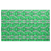 Grünes Tiger-Tierhaut-Musterdesign  Stoff (Fat Quarter (45,7 x 55,9 cm))