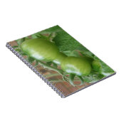 Grünes Tomaten-Notebook Notizblock (Rechte Seite)