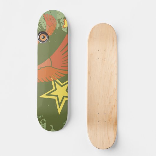 Grünes Ton Skateboard (Vorderseite)