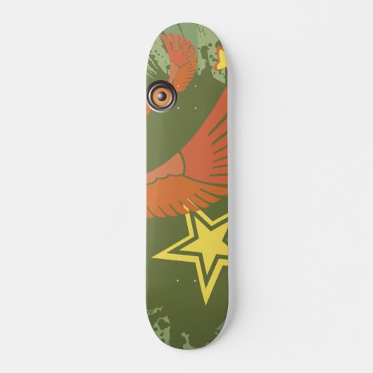 Grünes Ton Skateboard (Vorne)