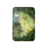 Grünes Topiary Heart Badematte (Vorderseite Vertikal)