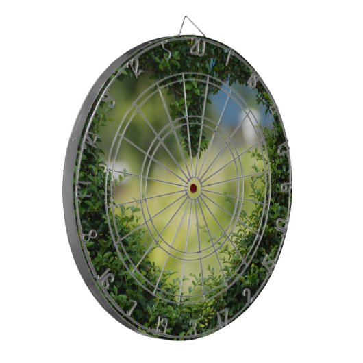 Grünes Topiary Heart Dartscheibe (Vorderseite Links)