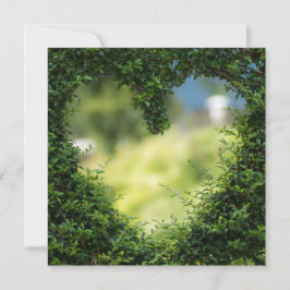Grünes Topiary Heart Karte