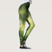 Grünes Topiary Heart Leggings (Rechts)