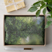 Grünes Topiary Heart Seidenpapier (Geschenk)