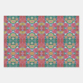 Grünes Traumpapier Geschenkpapier Set (Vorderseite 3)