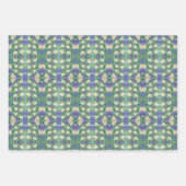 Grünes Traumpapier Geschenkpapier Set (Vorderseite)