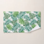 Grünes tropisches Blätter-Badezimmer-Tuch-Set Badhandtuch Set (Handtuch)