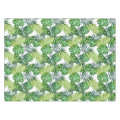 Grünes tropisches Blätter Tischdecke (Vorderseite (Horizontal))