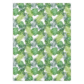 Grünes tropisches Blätter Tischdecke (Vorderseite)