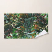 Grünes tropisches Dschungelbad Set (Handtuch)