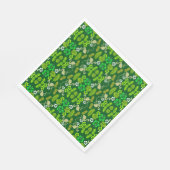 Grünes, tropisches Obst Gemustert Serviette (Ecke)