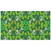 Grünes, tropisches Obst Gemustert Tischdecke (Vorderseite (Horizontal))