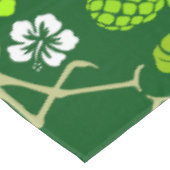 Grünes, tropisches Obst Gemustert Tischdecke (Schrägansicht)