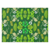 Grünes, tropisches Obst Gemustert Tischdecke (Vorderseite (Horizontal))