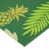 Grünes, tropisches Obst Gemustert Tischdecke (Schrägansicht)