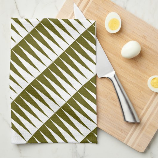 grünes Tuch pic-pic (Viertel Falte)