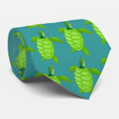 Grünes turtles-50 krawatte (Gerollt)