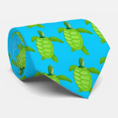 Grünes turtles-60 krawatte (Gerollt)