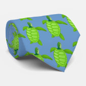 Grünes turtles-69 krawatte (Gerollt)