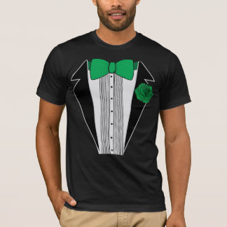 Grünes Tuxedo-Shirt T-Shirt