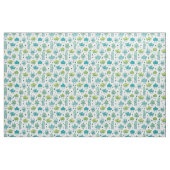 Grünes u. blaues Aquarellsucculent-Muster Stoff (Fat Quarter (45,7 x 55,9 cm))