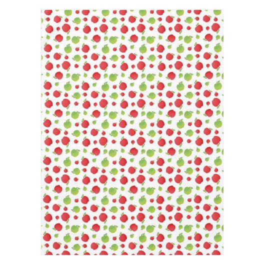 Grünes u. rotes Apple drucken Tischdecke (Vorderseite)