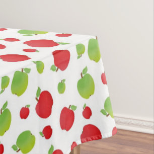 Grünes u. rotes Apple drucken Tischdecke