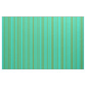 Grünes und Aqua-Liniertes/gestreiftes Muster Stoff (Fat Quarter (45,7 x 55,9 cm))