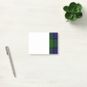 Grünes und Blaues Clan Sinclair Tartan Post-it Klebezettel (Büro)