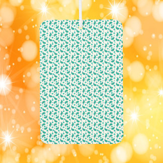 Grünes und blaues florales Paisley Boho Autolufterfrischer