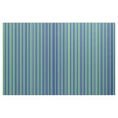 Grünes und blaues Linse/Streifenmuster Stoff (Yard (91,4 cm))