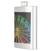 Grünes und blaues Riesenrad Flachmann (Links)