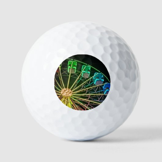 Grünes und blaues Riesenrad Golfball (Vorderseite)