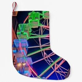 Grünes und blaues Riesenrad Kleiner Weihnachtsstrumpf