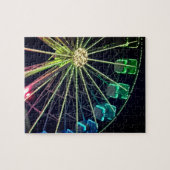 Grünes und blaues Riesenrad Puzzle (Horizontal)