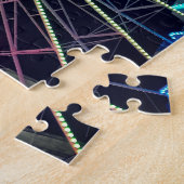 Grünes und blaues Riesenrad Puzzle (Seite)