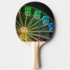 Grünes und blaues Riesenrad Tischtennis Schläger