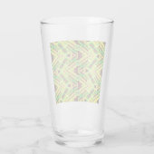 Grünes und braunes Muster Glas (Rückseite)