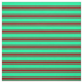 Grünes und dunkelrotes Muster/Streifen Stoff (Muster)