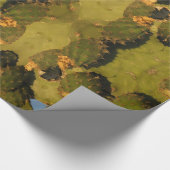 Grünes und gelbes Kaktus glänzendes Wrapping Paper Geschenkpapier (Ecke)