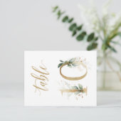 Grünes und goldenes Blattwerk, Tabelle 10, Tischnu Postkarte (Stehend Vorderseite)