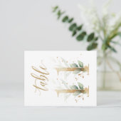 Grünes und goldenes Blattwerk, Tabelle 11, Tischnu Postkarte (Stehend Vorderseite)