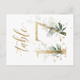 Grünes und goldenes Blattwerk, Tabelle 17, Tischnu Postkarte